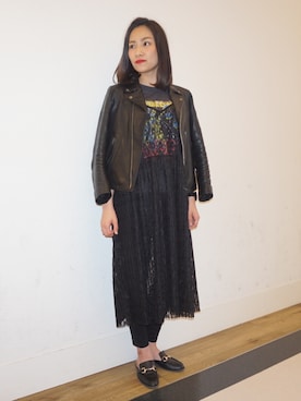 ARAI SATOMIさん（レディース・163cm）の春コーディネート