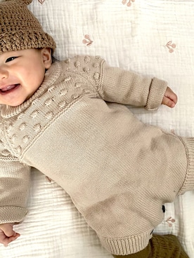 nanachanmamaさん（キッズ・60cm）の冬コーディネート