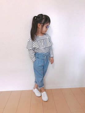 naaaさん（キッズ・110cm）の春コーディネート