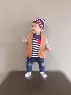 naaaさん（キッズ・110cm）の秋コーディネート