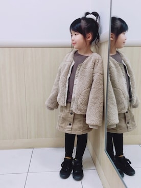 naaaさん（キッズ・110cm）の冬コーディネート