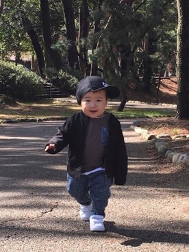 naaaさん（キッズ・70cm）の冬コーディネート