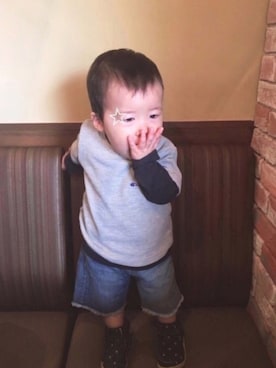 naaaさん（キッズ・70cm）の冬コーディネート