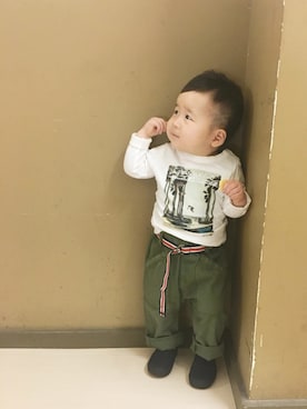 naaaさん（キッズ・70cm）の冬コーディネート