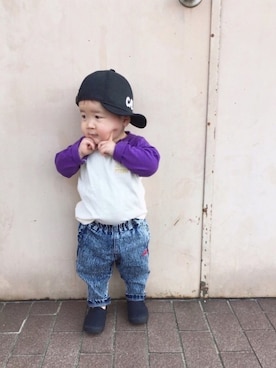 naaaさん(キッズ・70cm)の春コーディネート