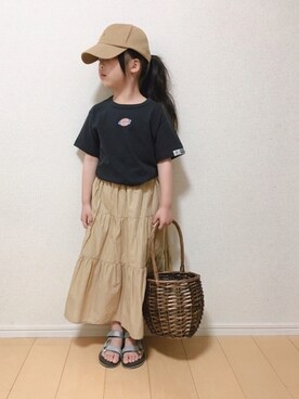 「dress.（ドレス）のアイテム」を使った、naaaさん（キッズ・110cm）の春コーディネート