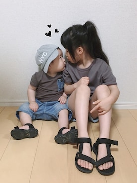 naaaさん（キッズ・110cm）の春コーディネート