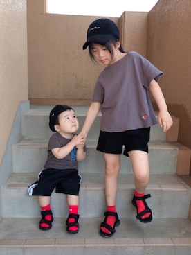 naaaさん（キッズ・110cm）の春コーディネート