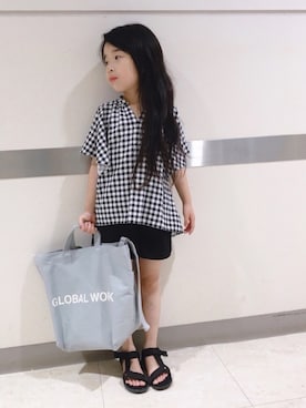 naaaさん(キッズ・110cm)の夏コーディネート