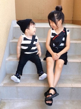 naaaさん（キッズ・110cm）の夏コーディネート