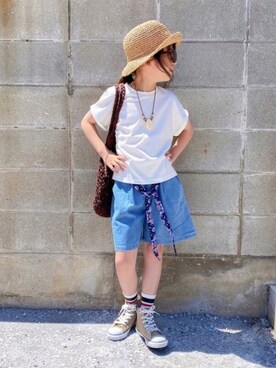 naaaさん（キッズ・127cm）の春コーディネート