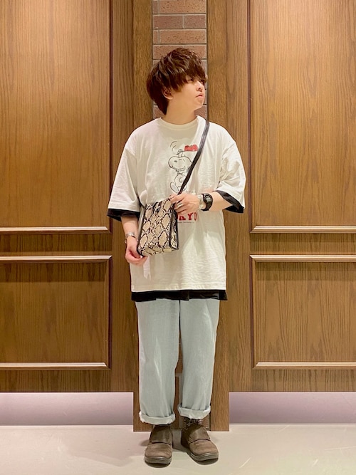 原田 Rageblue Rageblueイオンモール岡山店 Championのtシャツ カットソーを使ったコーディネート Wear