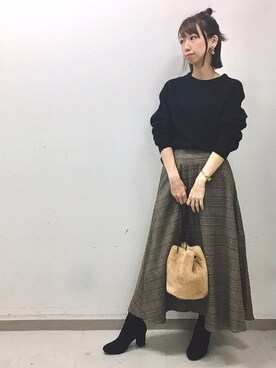 megさん（レディース・159cm）の秋コーディネート