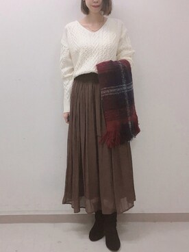 megさん（レディース・159cm）の秋コーディネート