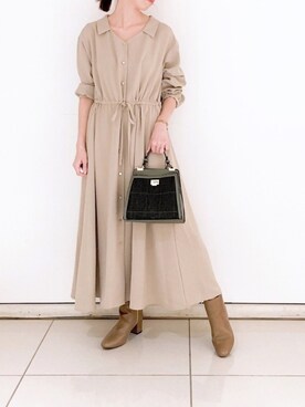 megさん（レディース・159cm）の冬コーディネート