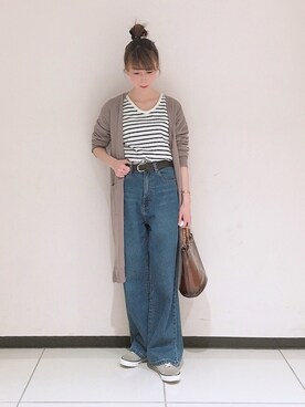 megさん（レディース・159cm）の春コーディネート