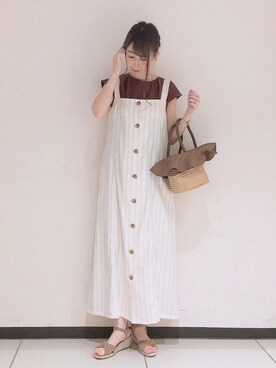 megさん(レディース・159cm)の夏コーディネート