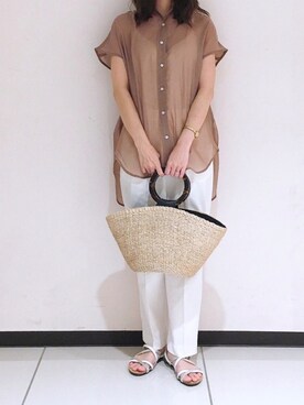 megさん（レディース・159cm）の夏コーディネート