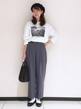 megさん（レディース・159cm）の秋コーディネート