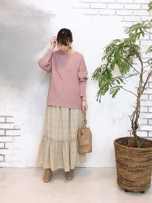 EUCLAIDスカート 優待価格[EUCLAID]シャーリングギャザースカート | KOBUNSHA