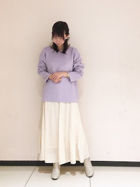 「Te chichi（テチチ）のアイテム（その他）」を使った、megさん（レディース・159cm）の冬コーディネート