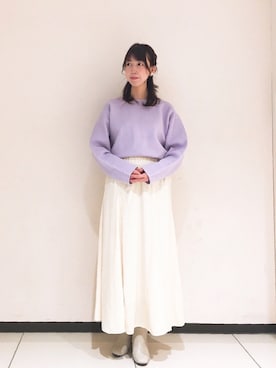 「Te chichi（テチチ）のアイテム（その他）」を使った、megさん（レディース・159cm）の冬コーディネート