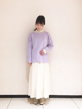 「Te chichi（テチチ）のアイテム（その他）」を使った、megさん（レディース・159cm）の冬コーディネート