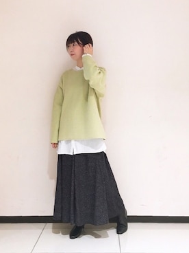 「Te chichi（テチチ）のアイテム（その他）」を使った、megさん（レディース・159cm）の冬コーディネート