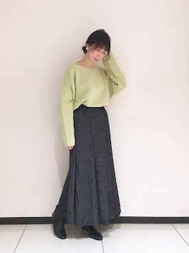 「Te chichi（テチチ）のアイテム（その他）」を使った、megさん（レディース・159cm）の冬コーディネート