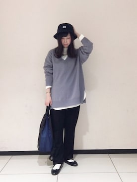 megさん（レディース・159cm）の冬コーディネート