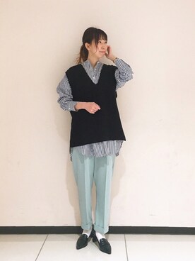 megさん（レディース・159cm）の冬コーディネート