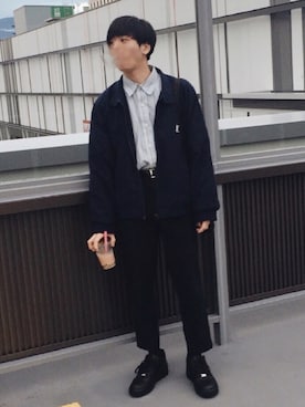 「Yves Saint Laurent（イヴサンローラン）のアイテム（その他アウター）」を使った、Takuさん（メンズ・170cm）の秋コーディネート