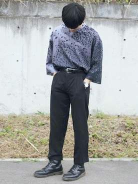 「Void Watches（ ヴォイド・ウォッチ）のアイテム」を使った、Takuさん（メンズ・170cm）の秋コーディネート