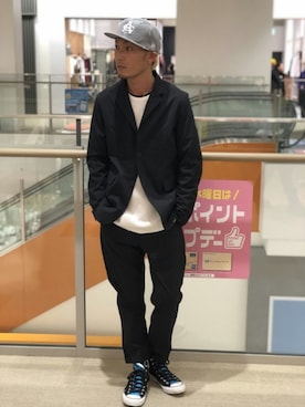 YOSHI☆LAWさん（メンズ・173cm）の冬コーディネート