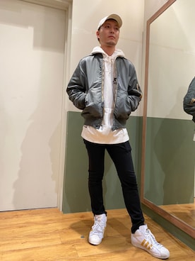 「L-2」｜YOSHI☆LAWさん（メンズ・173cm）の冬コーディネート