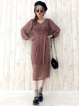 「archives e'pice（アルシーヴエピス）のアイテム（ワンピース/ドレス）」を使った、EPIMI ÉPIMMYさん（レディース・163cm）の夏コーディネート