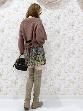 「archives e'pice（アルシーヴエピス）のアイテム」を使った、EPIMI ÉPIMMYさん（レディース・163cm）の冬コーディネート