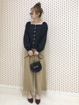 「archives e'pice（アルシーヴエピス）のアイテム」を使った、EPIMI ÉPIMMYさん（レディース・163cm）の冬コーディネート