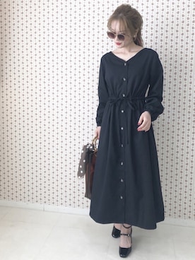 「archives e'pice（アルシーヴエピス）のアイテム（ワンピース/ドレス）」を使った、EPIMI ÉPIMMYさん（レディース・163cm）の冬コーディネート