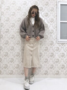 「archives e'pice（アルシーヴエピス）のアイテム」を使った、EPIMI ÉPIMMYさん（レディース・163cm）の冬コーディネート