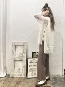 「archives e'pice（アルシーヴエピス）のアイテム」を使った、EPIMI ÉPIMMYさん（レディース・163cm）の冬コーディネート