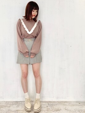 「archives e'pice（アルシーヴエピス）のアイテム」を使った、EPIMI ÉPIMMYさん（レディース・153cm）の冬コーディネート