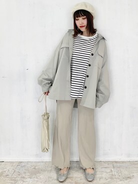 「archives e'pice（アルシーヴエピス）のアイテム（その他アウター）」を使った、EPIMI ÉPIMMYさん（レディース・153cm）の冬コーディネート