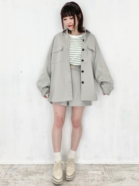 「archives e'pice（アルシーヴエピス）のアイテム（その他アウター）」を使った、EPIMI ÉPIMMYさん（レディース・153cm）の冬コーディネート