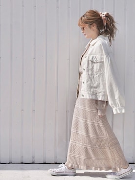 「archives e'pice（アルシーヴエピス）のアイテム」を使った、EPIMI ÉPIMMYさん（レディース・158cm）の春コーディネート