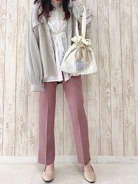 「archives e'pice（アルシーヴエピス）のアイテム（その他アウター）」を使った、EPIMI ÉPIMMYさん（レディース・160cm）の冬コーディネート
