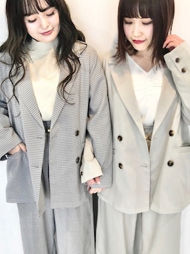 「archives e'pice（アルシーヴエピス）のアイテム（ジャケット/アウター）」を使った、EPIMI ÉPIMMYさん（レディース・155cm）の春コーディネート