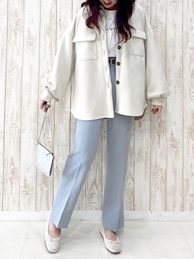 「archives e'pice（アルシーヴエピス）のアイテム（その他アウター）」を使った、EPIMI ÉPIMMYさん（レディース・158cm）の冬コーディネート
