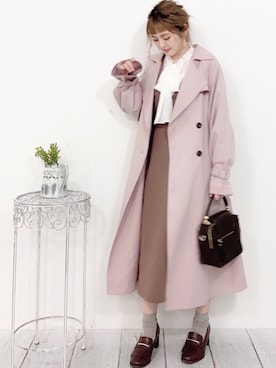 「archives e'pice（アルシーヴエピス）のアイテム（ワンピース/ドレス）」を使った、EPIMI ÉPIMMYさん（レディース・156cm）の春コーディネート