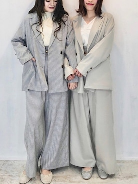 「archives e'pice（アルシーヴエピス）のアイテム（ジャケット/アウター）」を使った、EPIMI ÉPIMMYさん（レディース・154cm）の春コーディネート